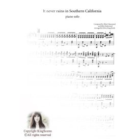   Albert Hammond It never rains in Southern California - zongora kotta