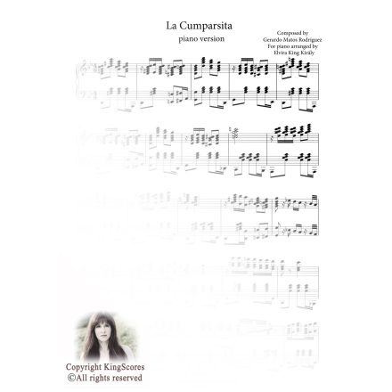 La Cumparsita - piano sheet music
