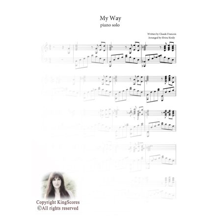 My Way - piano sheet music