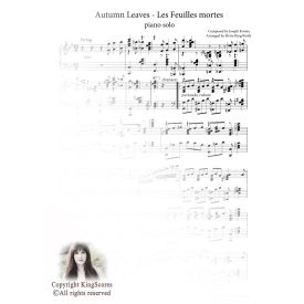 Hulló levelek - zongora kotta