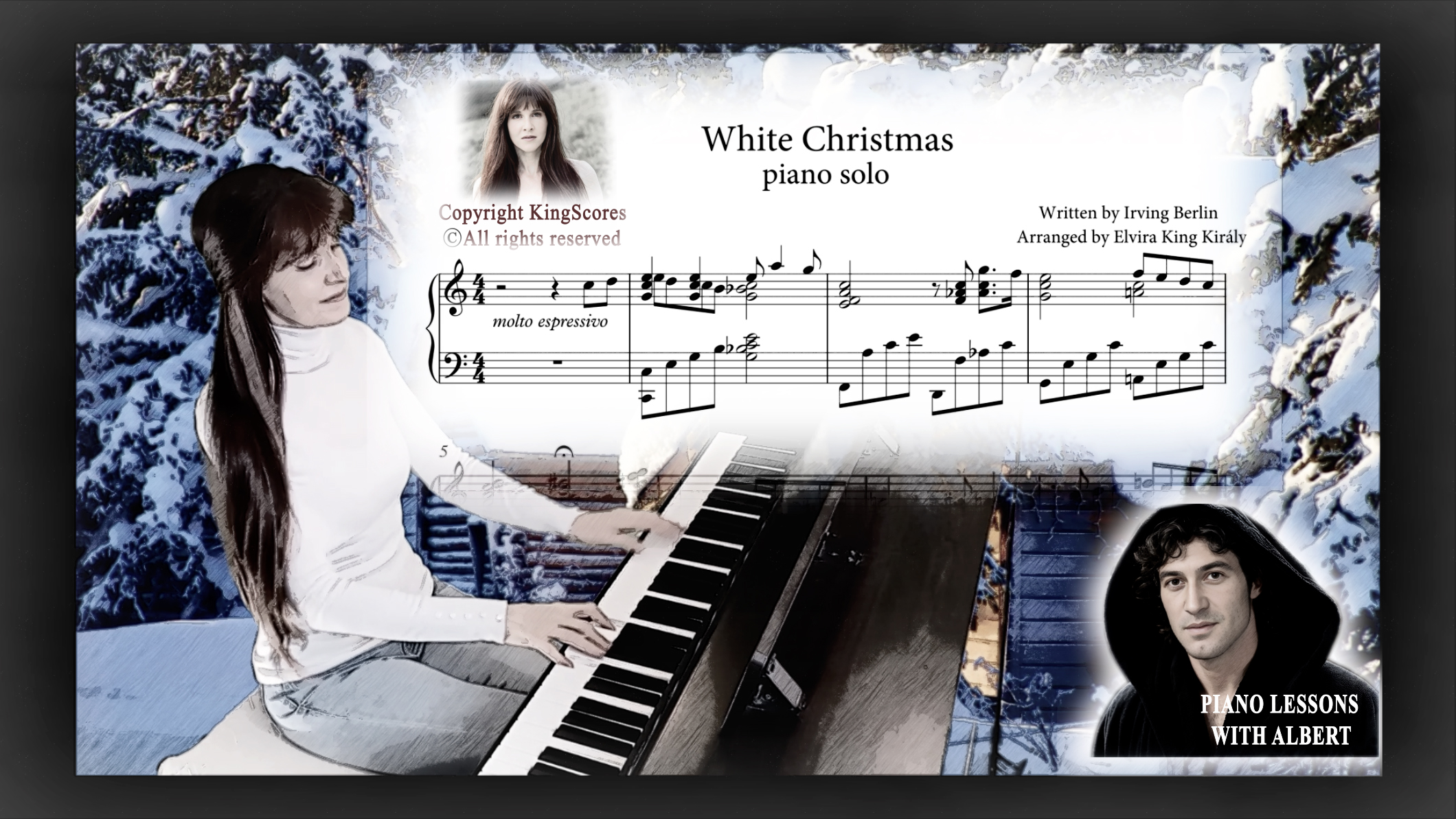 White Christmas - piano
